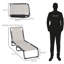 Chaise longue de piscine pliante-130677897