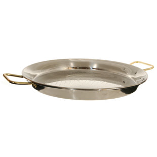 Poêle à paella en acier inoxydable Garcima