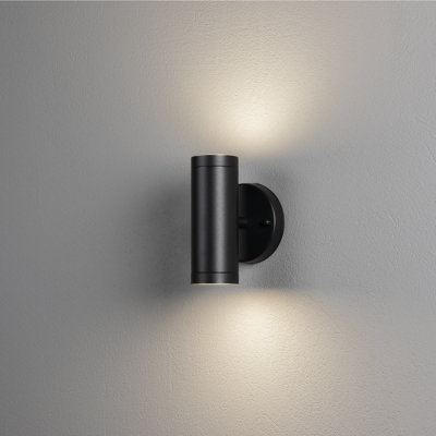 Modena Up Down Integrated LED Outdoor Armed Sconce