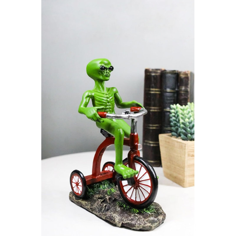 Figurine UFO verte et extraterrestre Roswell