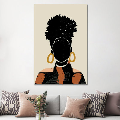 " Black Hair No. 14 " Painting