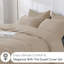 Edyson Microfiber Solid Colour Duvet Cover Set with Pillowcases-777595312-750525394