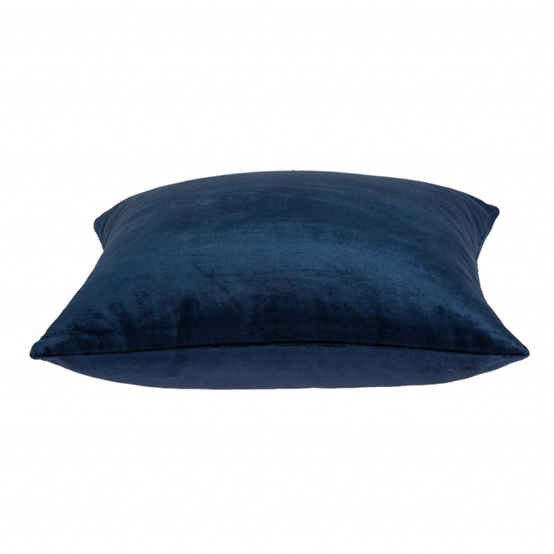 Housse et insert de coussin Topaz, Polyester / Bourre en polyester, Bleu marine, 22 po x 22 po
