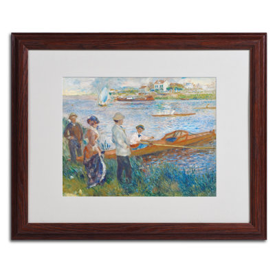 "Oarsmen at Chatou 1879" par Pierre-Auguste Renoir, reproduction d'art encadrée