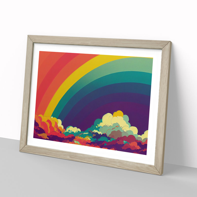 Pop Rainbow Vol.4 Abstract - Single Picture Frame Print