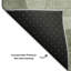 Tapis géométrique de qualité supérieure lavable à la machine AMF1751-377533440