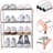 Stackable Shoe Rack For Entryway, Hallway, And Closet - Space-Saving Storage Solution For Shoes And Accessories