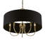 Lustre suspendu 5 lumières en laiton antique-150703040
