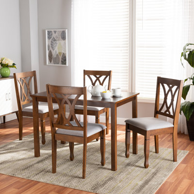 Erzhan 4 - Person Four Leg Dining Set