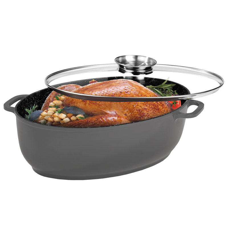 Stoneline 8L Aluminum Oval, Black