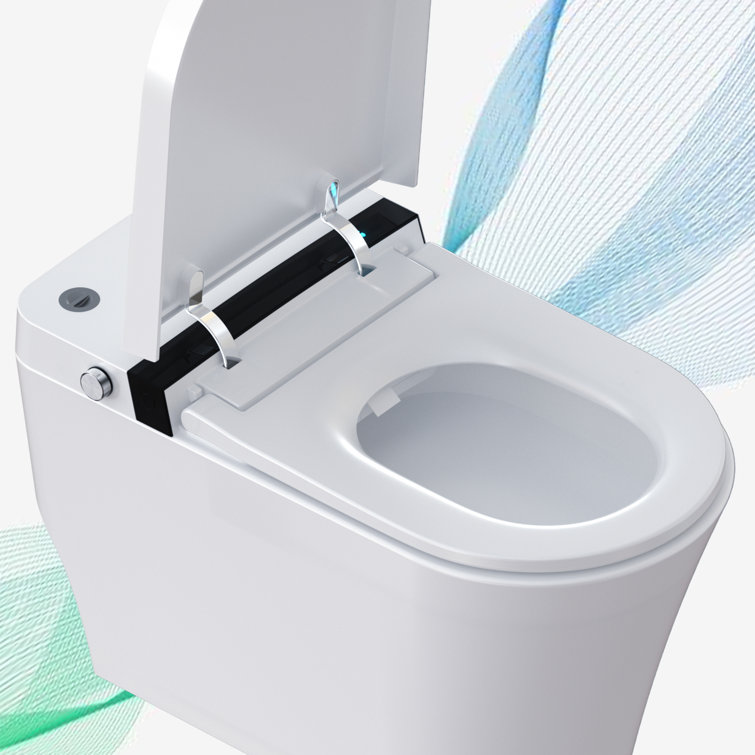 QuantumOne™ 1.0 Elongated Rear-Outlet Wall-Mount Toilet Combination