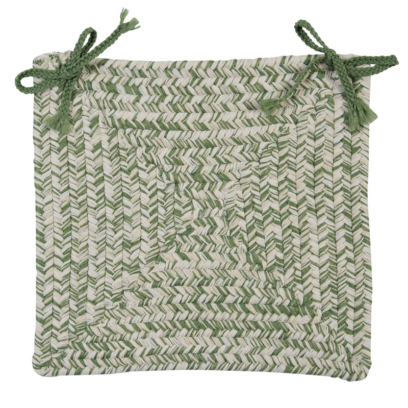 Coussin de coussin de chaise d'extérieur Ashiah, Verdure