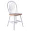 Ensemble de 2 chaises Divi, naturel et blanc