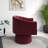 Ghinita Velvet Swivel Barrel Chair-973432872