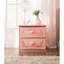 Table de chevet 2 tiroirs en bois