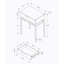 Table d'appoint polyvalente avec tiroir de rangement, pouvant servir de table d'appoint, de bout ou de table de chevet pour le salon et la chambre à coucher, avec un design contemporain