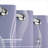 Spurgh Sliver Wave Foil Print Blackout Thermal Grommet Curtain Panels (Set of 2)-792607123-792607163