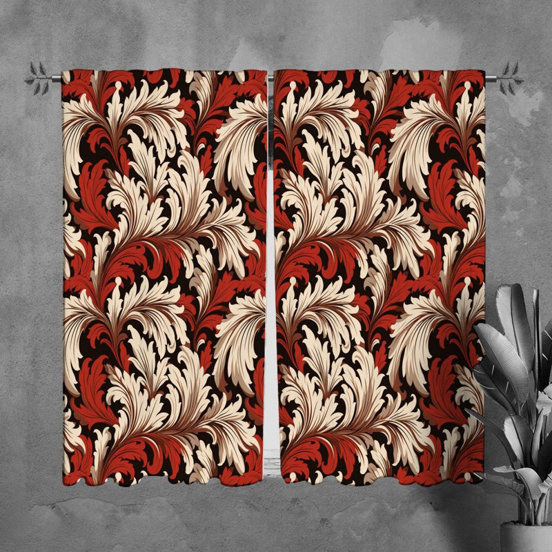 Mikinley Room Darkening Curtain Pair, 20" W x 61" L