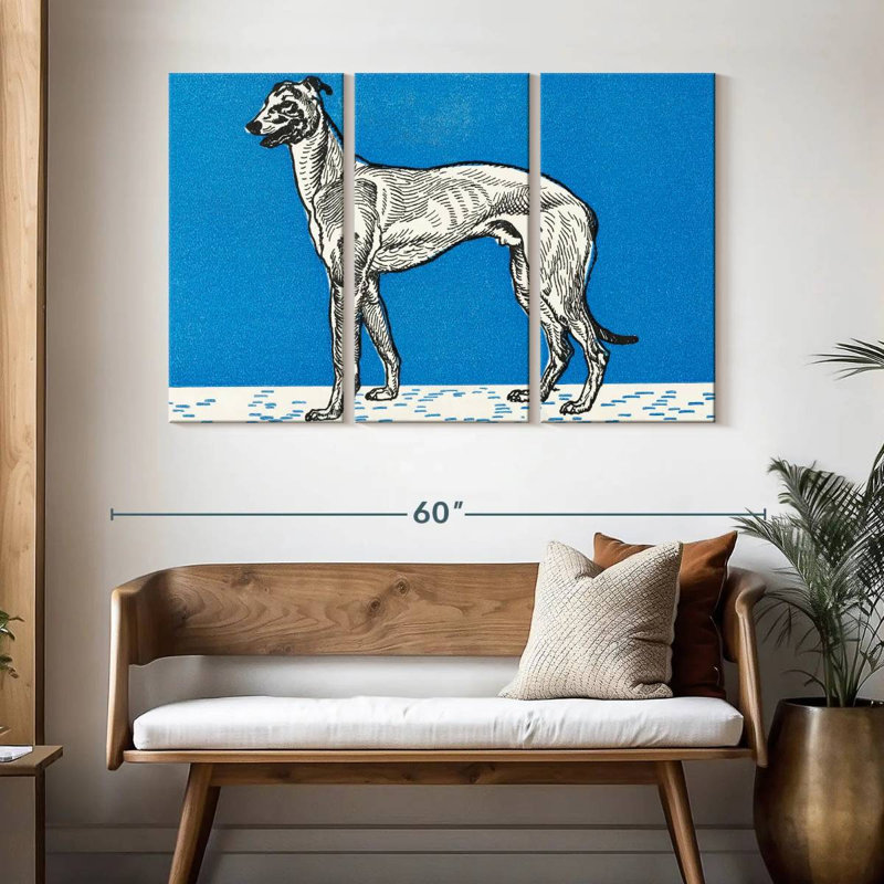 Brampt Greyhound III, 32" H x 50" W