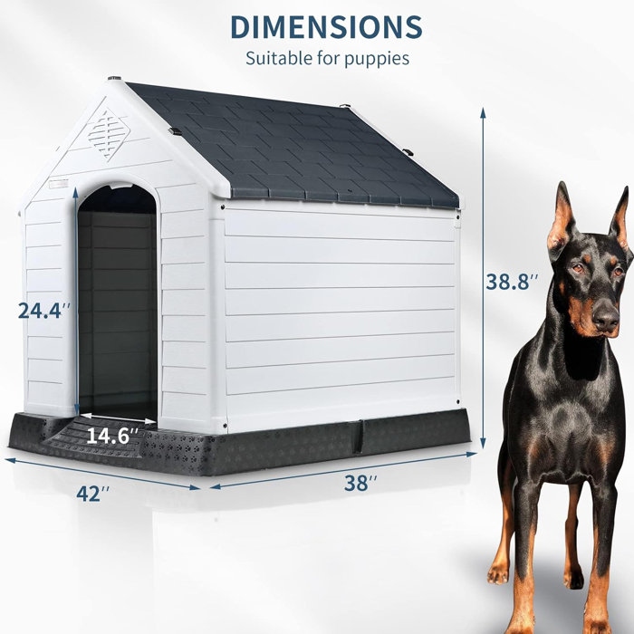 Tucker Murphy Pet™ Aunyae Plastic Dog House & Reviews | Wayfair