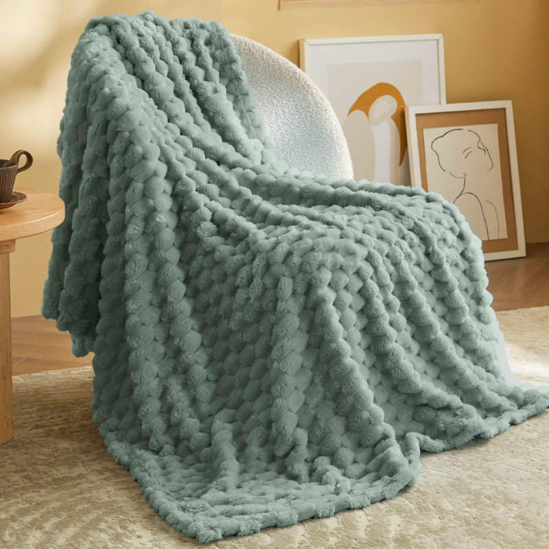 Couvre-lit en polaire pour canapé - Couvertures douces et douillettes pour les femmes, petite couverture mignonne pour les filles GentleSoft ™
