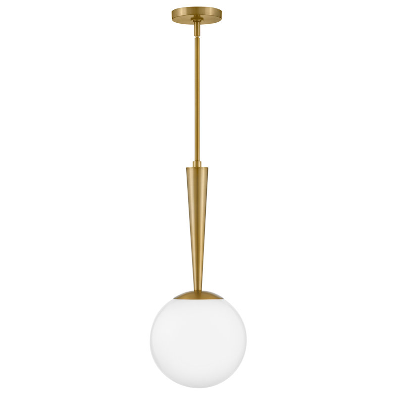 Cheri 1 - Light Sphere Pendant, Lacquered Brass