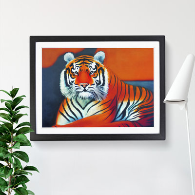 Striking Tiger - Single Picture Frame Print