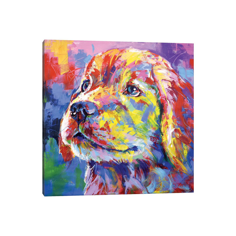 Labrador II by Jos Coufreur - Wrapped Canvas Painting, 66.04 cm H x 66.04 cm W x 3.175 cm D