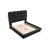 Queen Size Murphy Bed with a Shelf, Gray