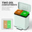 Plastic Step On Rubbish Bin,Waste Bin - 40L