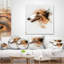 Coussin lombaire en aquarelle animal dog