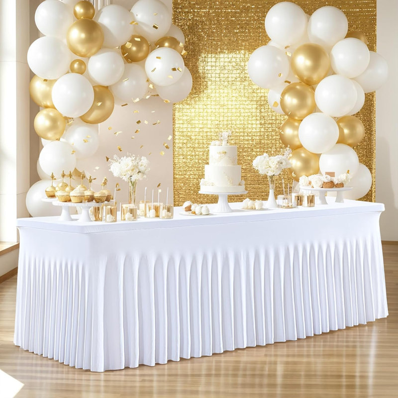 Nappe blanche en Spandex