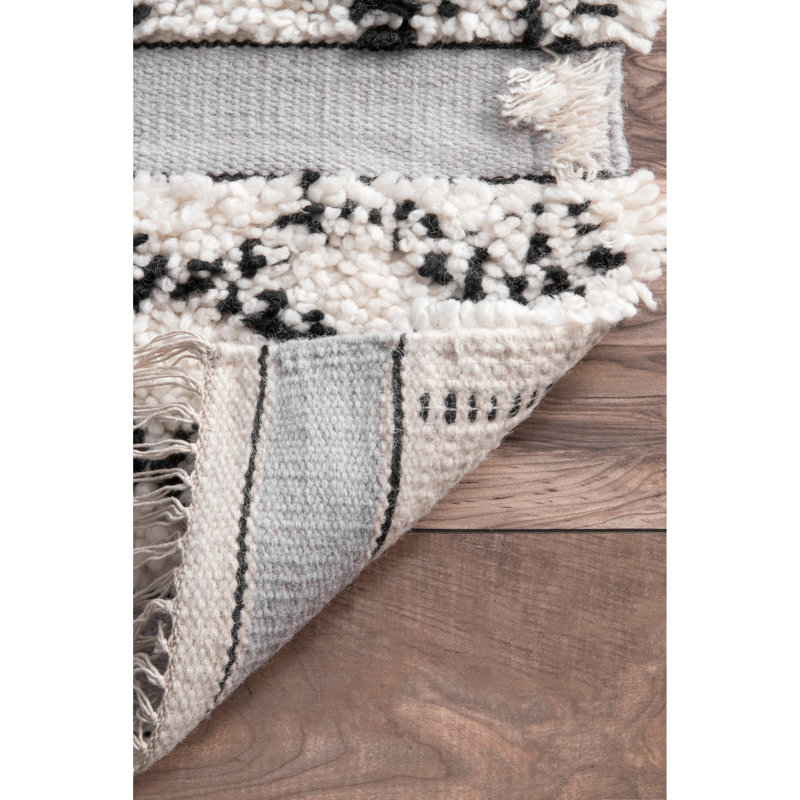 Eddington Wool Geometric Indoor Rug, Rectangle 7'6" x 9'6"