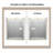 56"-60" W x 76"H Reversible Frameless Single Sliding Shower Door with 3/8" Clear Tempered Glass-99356164