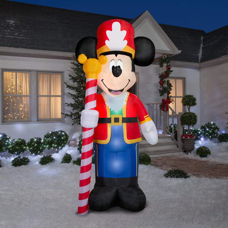 Lumière de Noël Airblown - Mickey comme Casse-Noisette - Géant - Disney