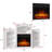 Electronic Fireplace With TV Stand