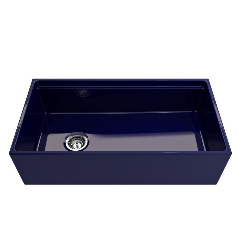 30'' L Single Basin Kitchen Sink, Sapphire Blue
