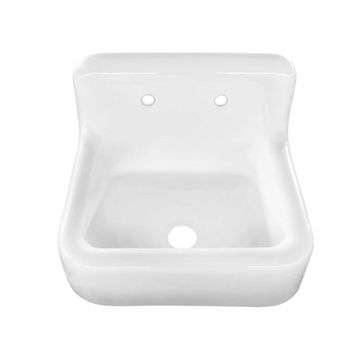 25 " L Single Bowl Cast Iron Kitchen Sink