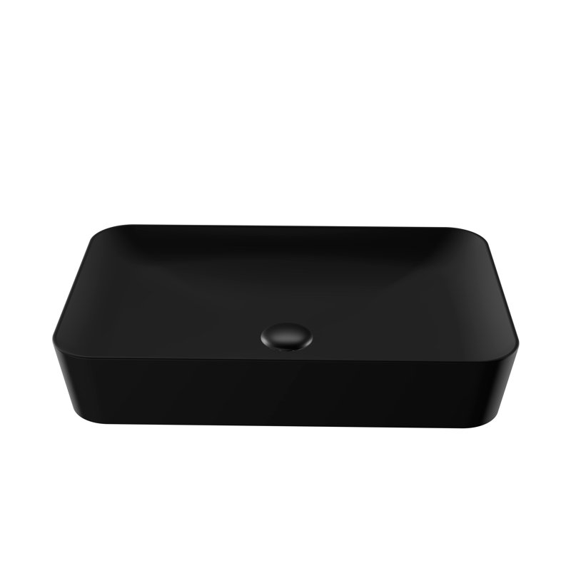 Ultra 23.6'' L Bathroom Sink, Matte Black