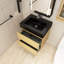 Ensemble de meuble-lavabo simple 24 po avec plateau Leketa