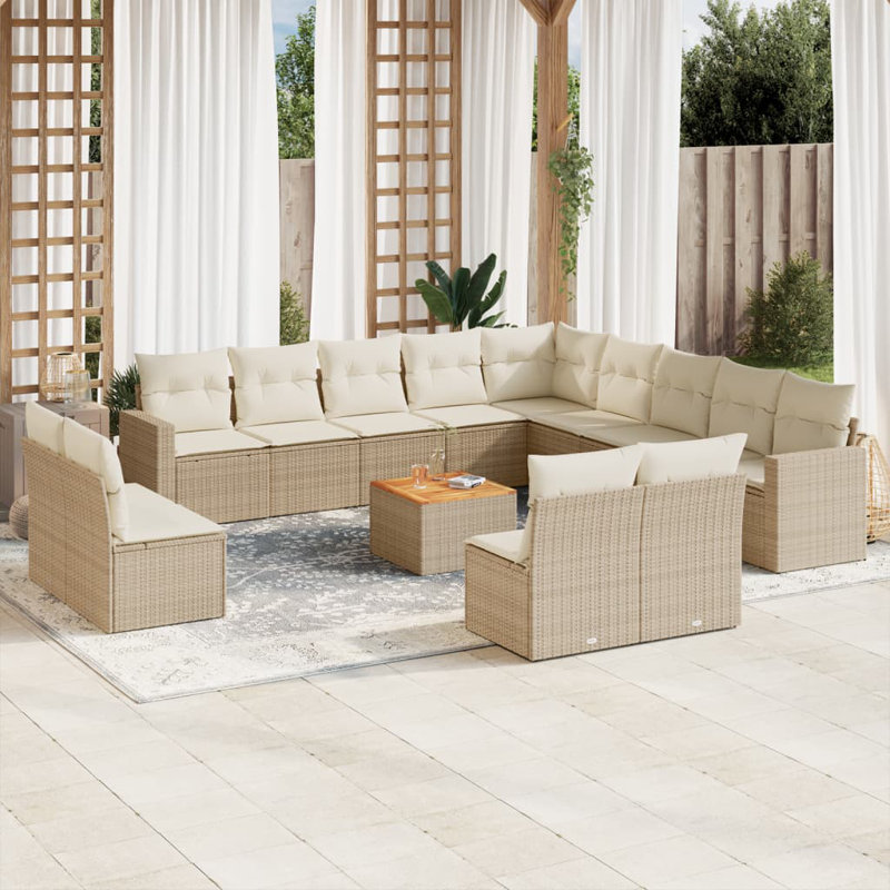 Ensemble de canapé de jardin Vidaxl