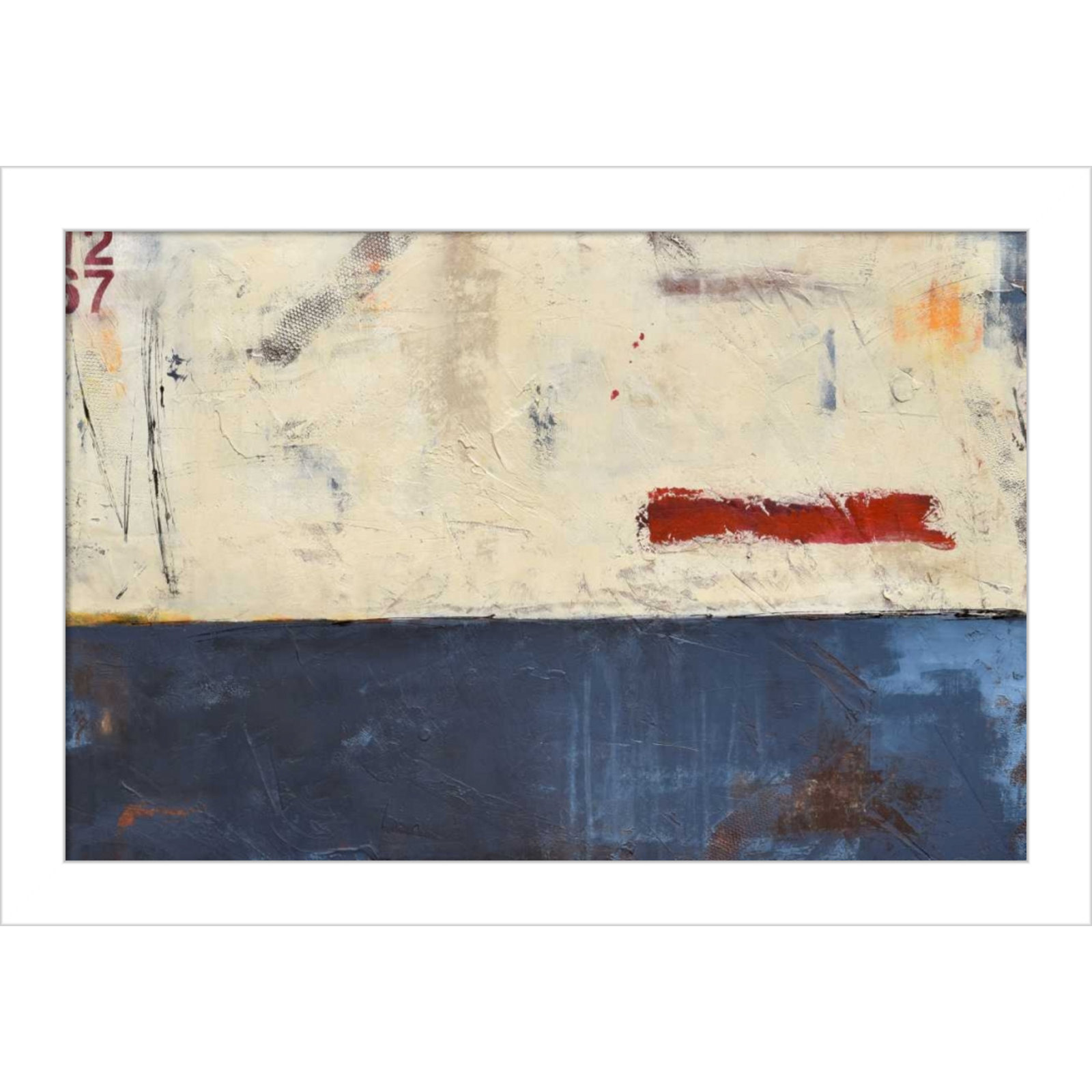 Label 1267 Print by Erin Ashley, 9" H x 13" W, White