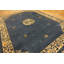 Wool Blue Knotted Chinese - Peking Antique Rectangle 1900s Room Size Rug