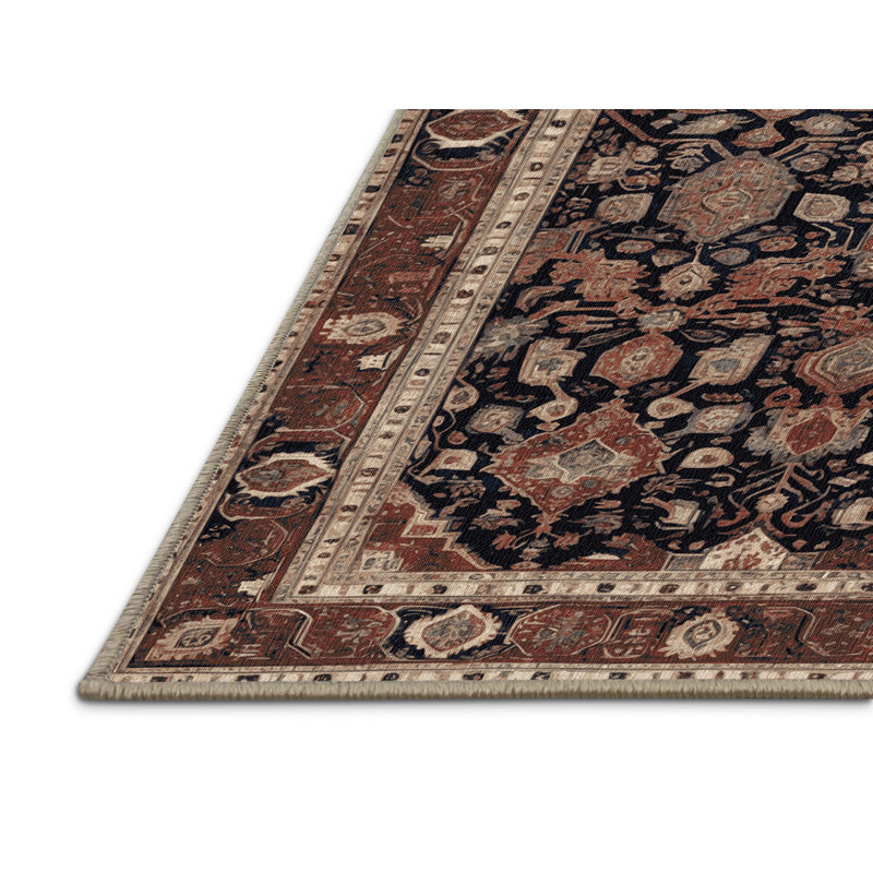 Tapis brun lavable à la machine, Tapis de couloir 2 pi x 5 pi