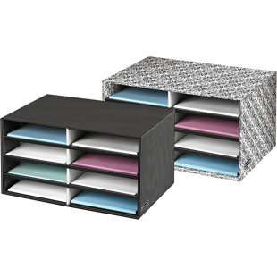 Bankers Box Decorative Eight Compartment Literature Sorter, Letter