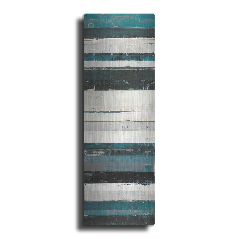 «Blue Zephyr IV on Metal» par Mike Schick, reproduction, H 36 po x l 12 po