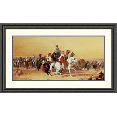 " An Arab Caravan " by John Frederick Herring