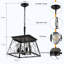 Luminaire réglable de style lustre industriel en fer pour salle à manger, cuisine et salon