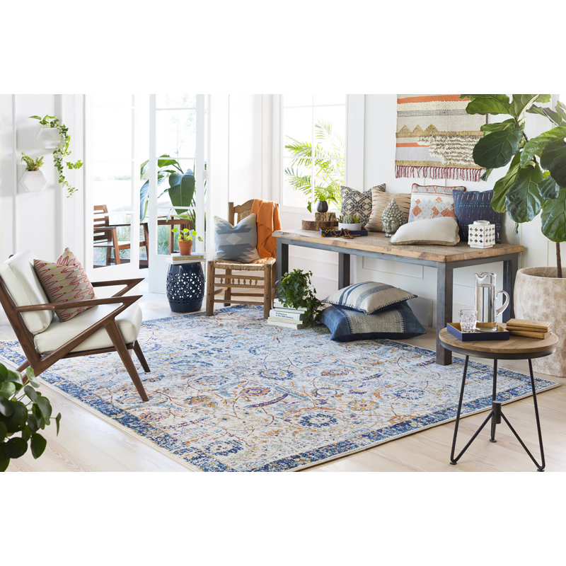 Floral Area Rug, Rectangle 119 x 170cm