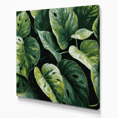 Art mural sur toile Botanical Swiss Cheese
